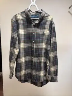 Ralph Lauren チェック柄シャツ 長袖 グリーン