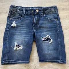 H&Mスキニーフィット ダメージ加工 半ズボン