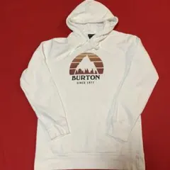 BURTON ホワイト パーカー Mサイズのサムネイル