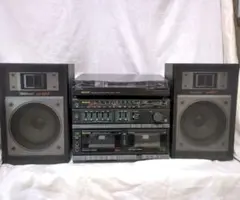 【希少】ナショナル　カセット　ラジオ　レコードミニコンポ　SA-W3