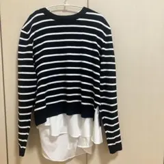 coca トップス　タンクトップ　レディース　ボーダー　Mサイズ