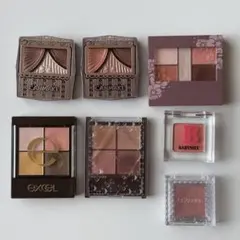 CANMAKE&CEZANNE&Excel アイシャドウセット イエベ春向け