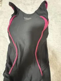 Speedo 競泳用水着 黒・ピンク FINAマーク 付 パッド付