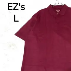 一点物 EZ's haggar ポロシャツ L バーガンディ ワインレッド