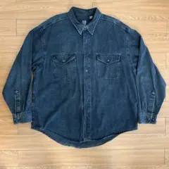 old gap 90's 古着 デニムシャツ アメリカ製 USA製 ギャップ