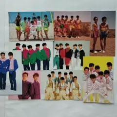 光ＧＥＮＪＩハガキ９枚セット 1980年代 ジャニーズ事務所