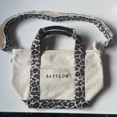BAYFLOW ヒョウ柄トートバッグ