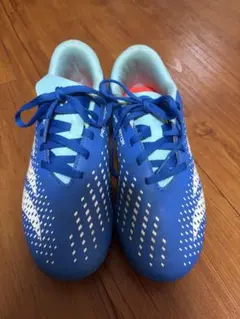 青色 Predator サッカーシューズ