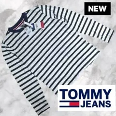 新品タグ TOMMY JEANS トミーヒルフィガー　ジーンズ 長袖Tシャツ　Mのサムネイル