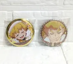 鬼滅の刃　我妻善逸　キメツ学園　クリスマス編　缶バッジ