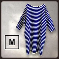 ワンピース チュニック ボーダー ストライプ 　M 春　夏