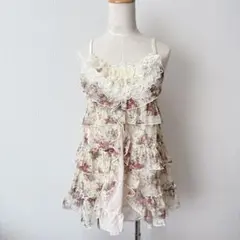 アクシーズファム　ノースリーブミニワンピース　姫ギャル　姫系　y2k 美品