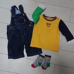 ミキハウス オーバーオール セット 70～80