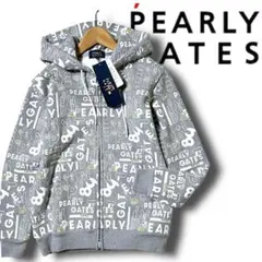 0 定価3.7万 パーリーゲイツ フクレジャガード スウェット パーカー