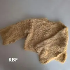 【20,21日セール】KBF オレンジ ファー ニット