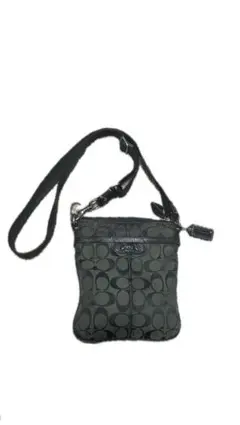 COACH シグネチャー ショルダーバッグ ブラック