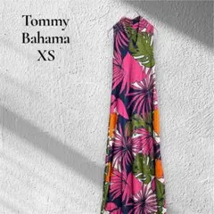 【Tommy Bahama】【XS】ロングワンピース　トロピカル　夏　総柄