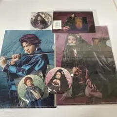 舞台 鬼滅の刃 キメステ ランダム缶バッチ クリアファイル ブロマイド