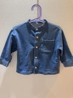 キッズ カーディガン 90cm ブルー