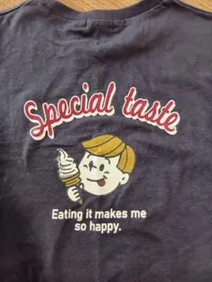 ソフトクリーム　アイス　チャコールグレー　Tシャツ　150のサムネイル