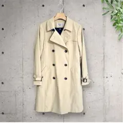 極美品　レミュー　トレンチコート　裏地付き　L