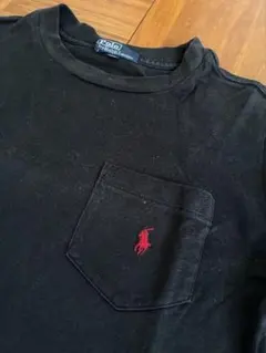 Polo Ralph Lauren 黒 Tシャツ ポケット付き120