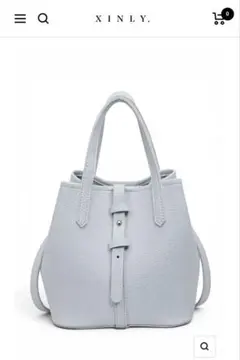 新品バッグ水色のサムネイル