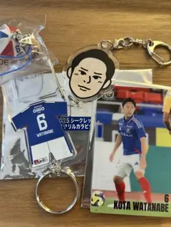 マリノス　マリガチャ　6番　渡辺皓太選手　グッズ４点セット