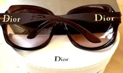 Dior グロッシー　ブラウン サングラス ケース付き