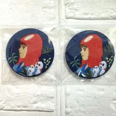 【もののけ姫】アシタカ　刺繍ブローチ　2点セット　未使用