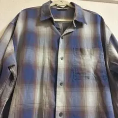 URBAN RESEARCH DOORS半袖シャツ オンブレ　ボックスシルエット