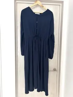 URBANRESEARCH ロングワンピース　ネイビー