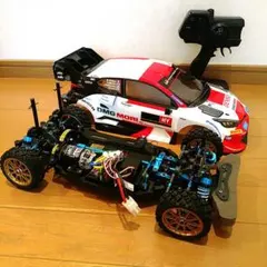 タミヤ製 トヨタ86ドリフトパッケージ ラジコン サンワ製コントローラ