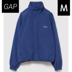 完売商品　オーバーサイズ GAPロゴ トラックジャケット　ブルー　Ｌ 完売商品 オーバーサイズ GAPロゴ トラックジャケット ブルー L