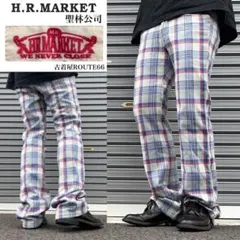 極美品 H.R.MARKET ハリウッドランチマーケット チェックパンツのサムネイル