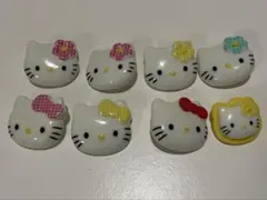 [未使用品] ハローキティ ボタン 8個セット