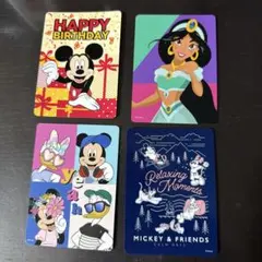 ディズニーストア じゃんけんカード アートカードポストカード あいこ