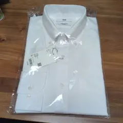UNIQLO スーパーノンアイロン シャツ L ホワイト