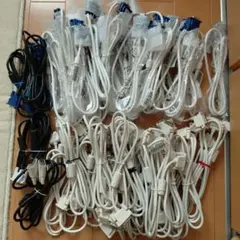 VGAケーブル(RGBケーブル)　 DVI-D ケーブル　まとめ売り40本