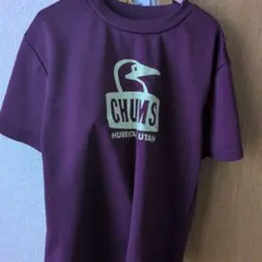 CHUMS Tシャツ パープル XS