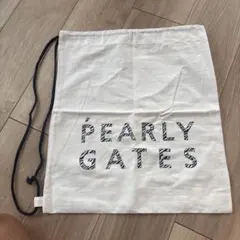 PEARLY GATES 巾着袋 収納袋 ホワイト
