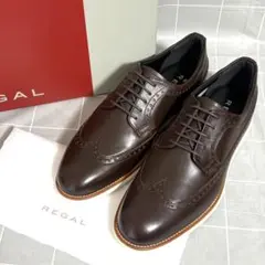 新品未使用 REGAL 73WR ウイングチップ 革靴スニーカー 25