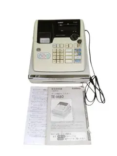 カシオレジスター　TE-M80　中古品　人気機種感熱紙　送料無料　753698 カシオレジスター TE-M80 中古品 人気機種感熱紙 送料無料 808005