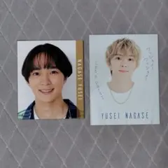 長瀬結星 デタカ マットピンナップ 厚紙 少年忍者