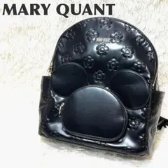 美品✨マリークワント　ディズニー　限定品　コラボ　ミッキー　リュック　ブラック