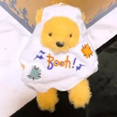 くまのプーさん ハロウィン ぬいぐるみバッジ