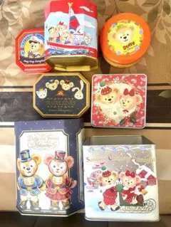 ダッフィー シェリーメイ　空き缶 4缶セット