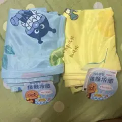 アンパンマン　冷感お昼寝セット　ピンク　接触冷感　お昼寝ブランケット　２個セット