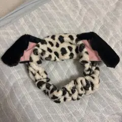 ヒョウ柄 カチューシャ 耳付き