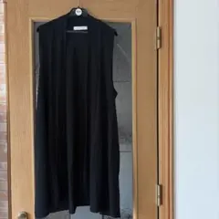 AZUL BY MOUSSY ロングベスト ジレ ブラックのサムネイル